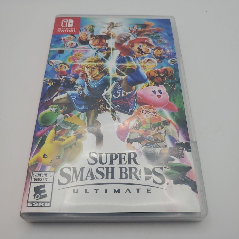 Super Smash Bros. Ultimate (Nintendo Switch Game) No Manual WORKING